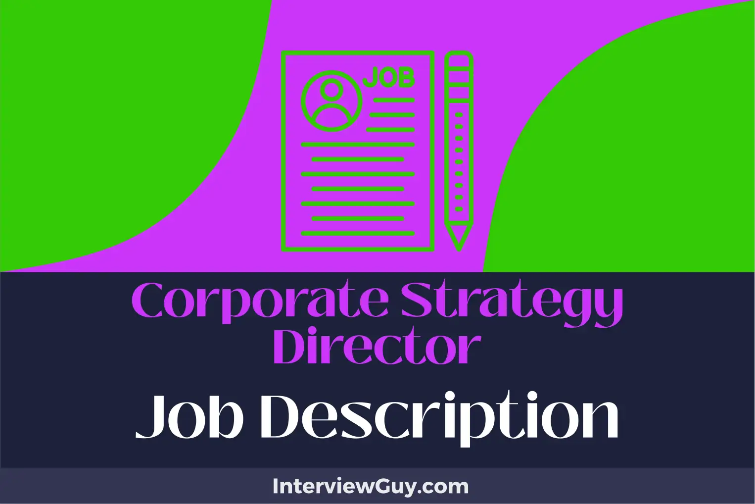 corporate strategy director job description
