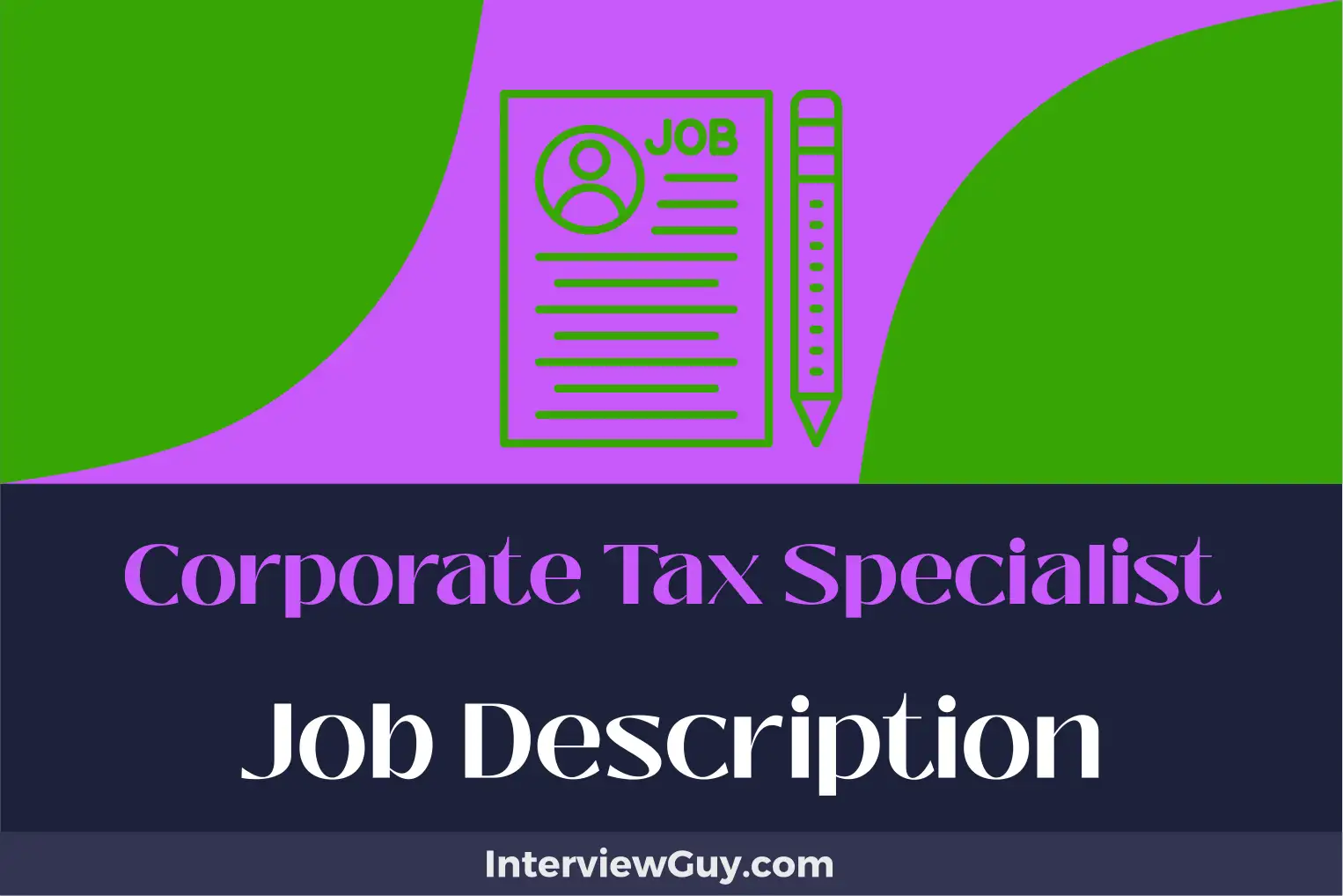 corporate tax specialist job description