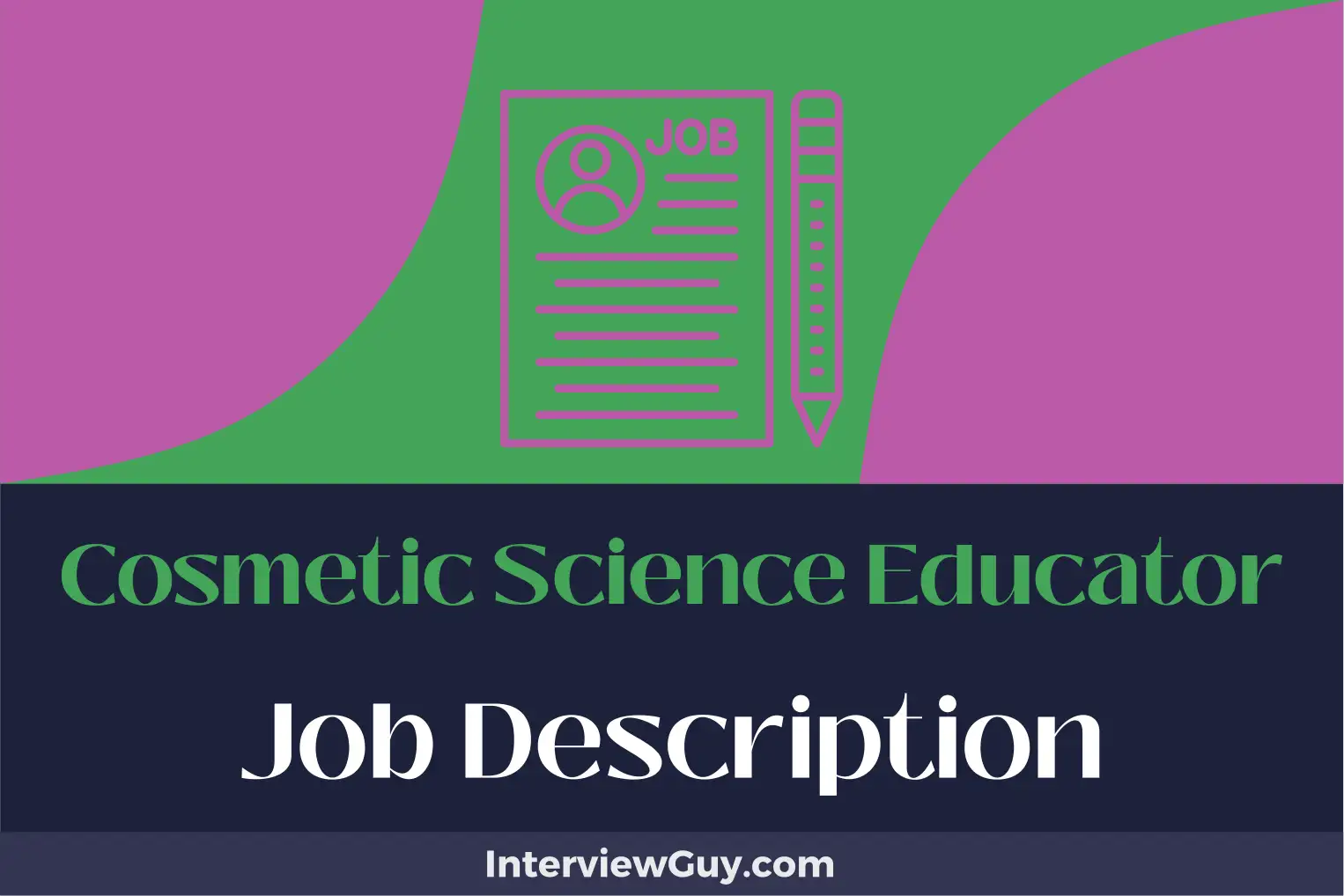 cosmetic science educator job description