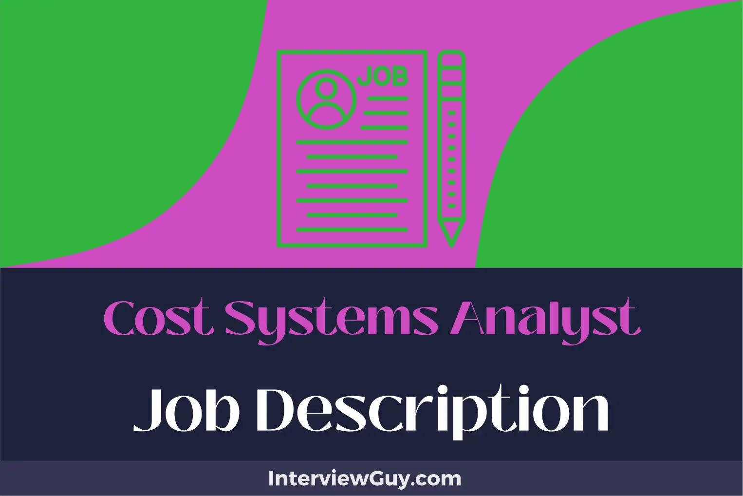 cost systems analyst job description