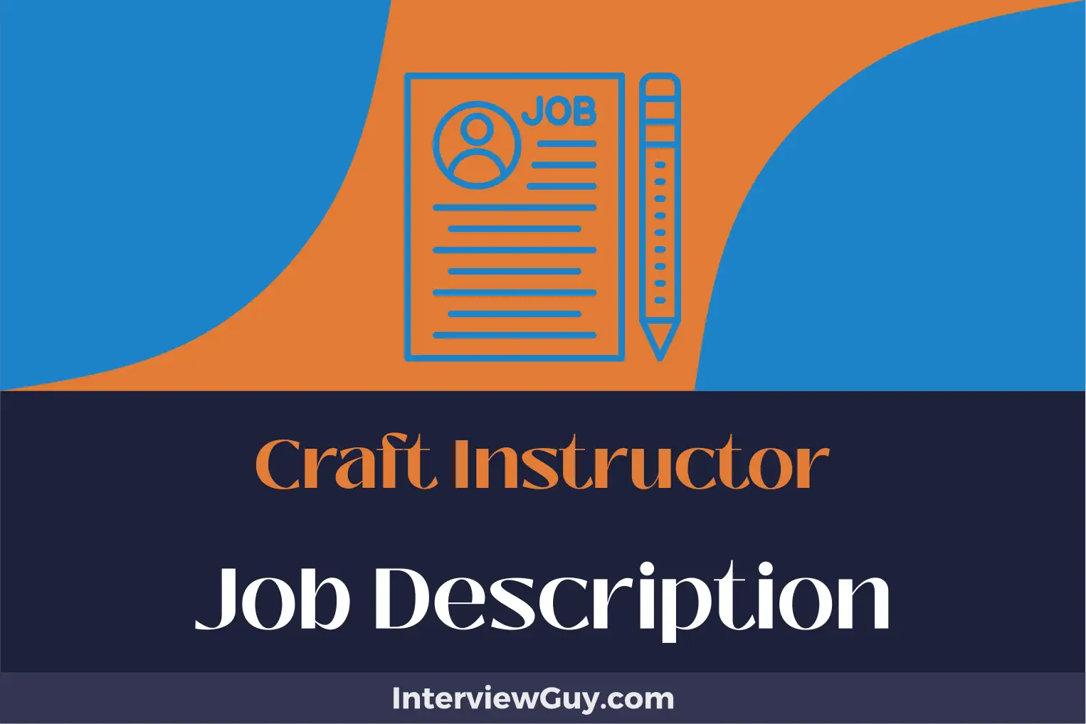 craft instructor job description