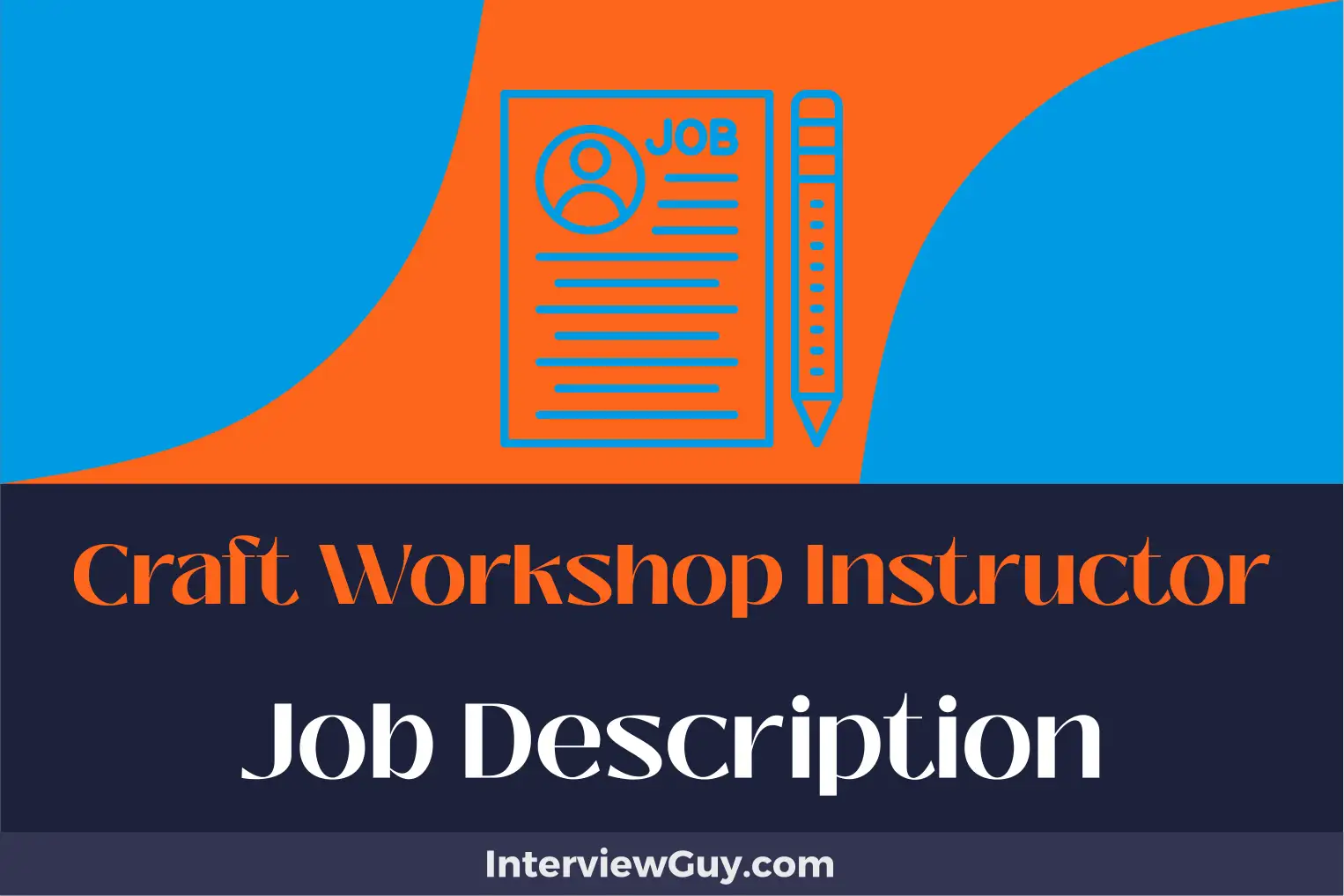 craft workshop instructor job description