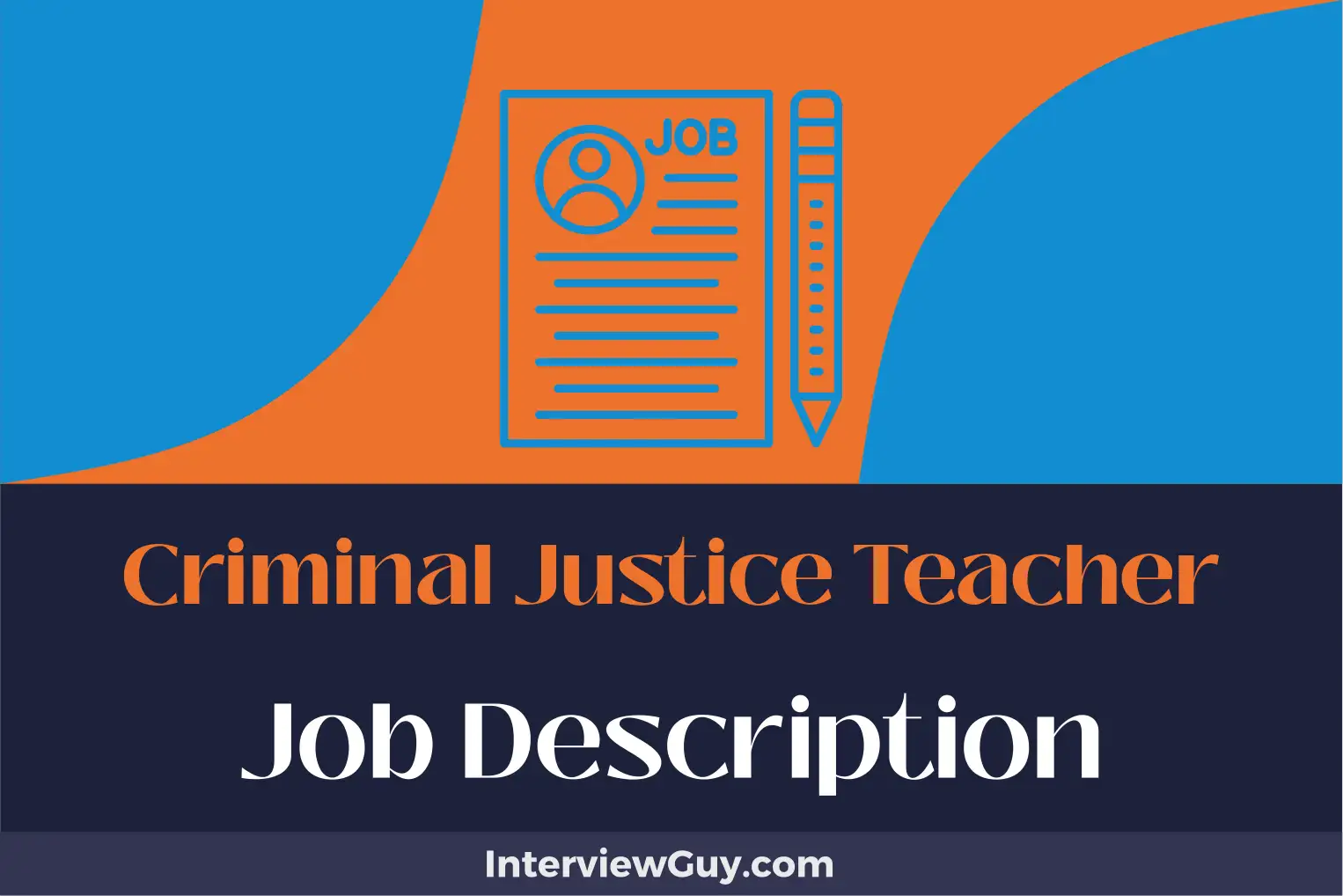criminal justice teacher job description