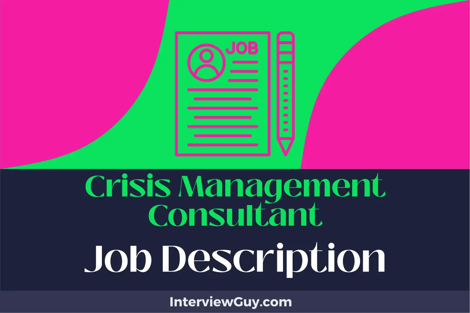 crisis management consultant job description