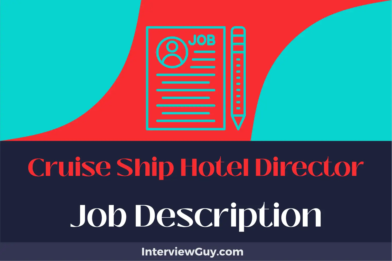 cruise ship hotel director job description