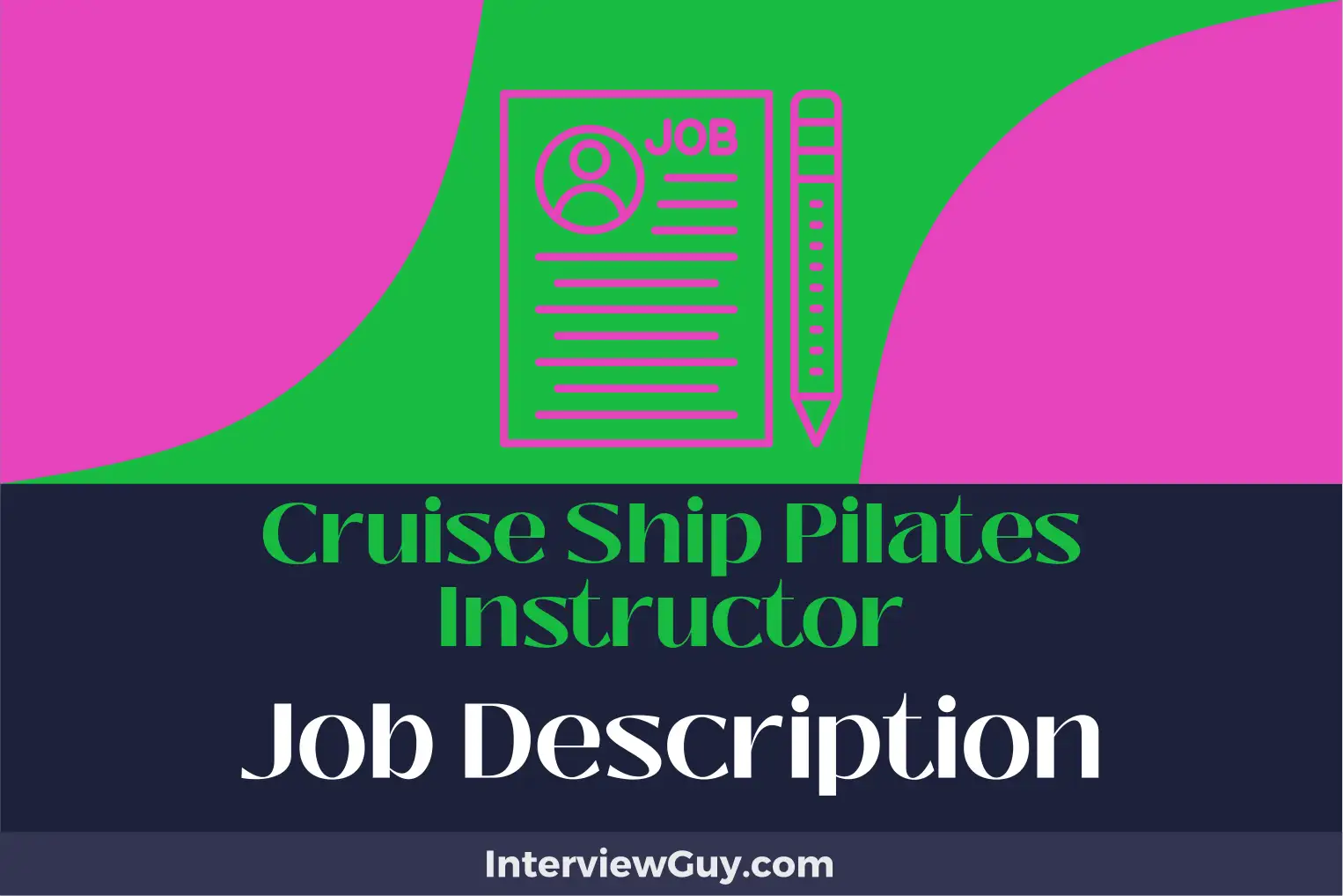 cruise ship pilates instructor job description