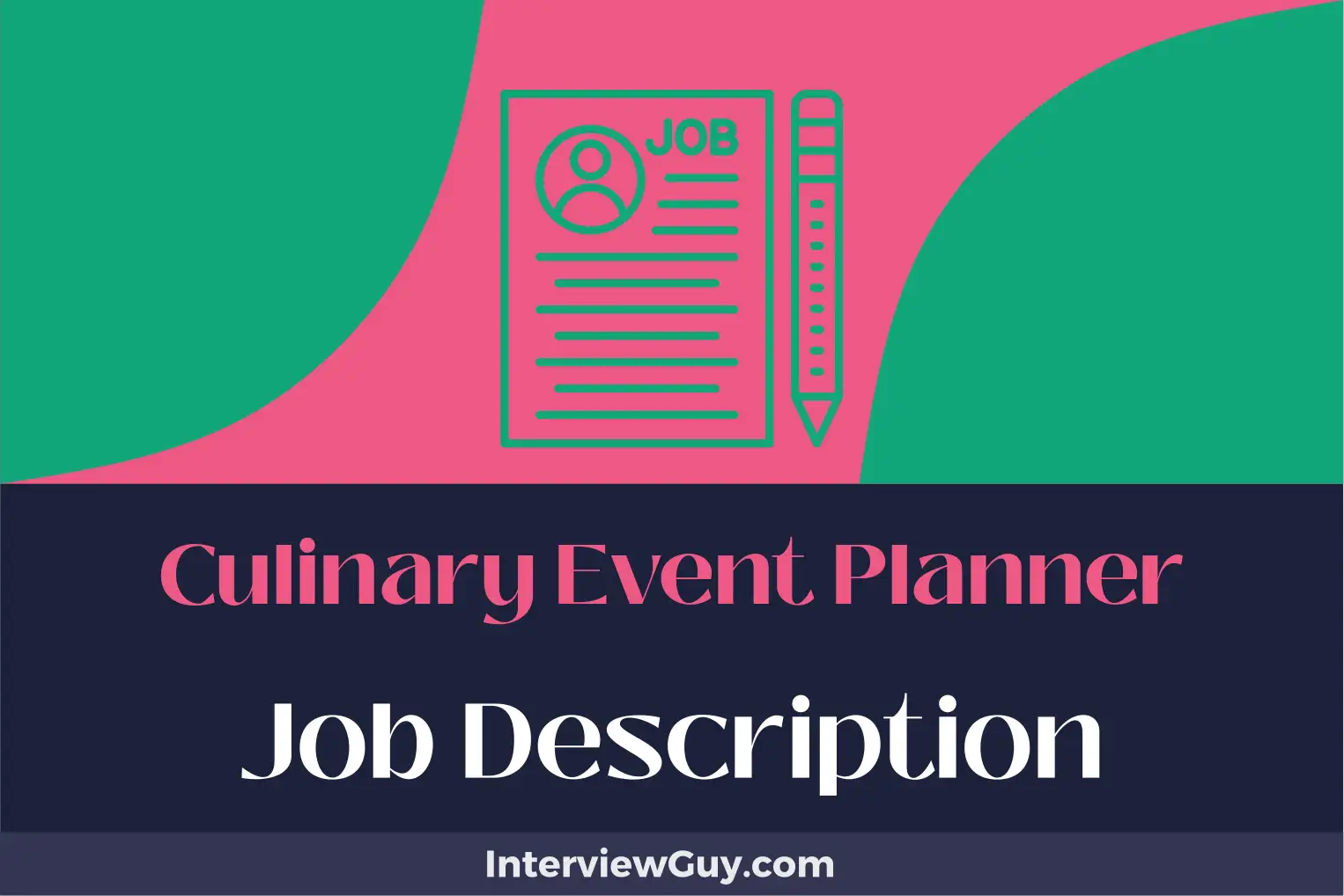 culinary event planner job description