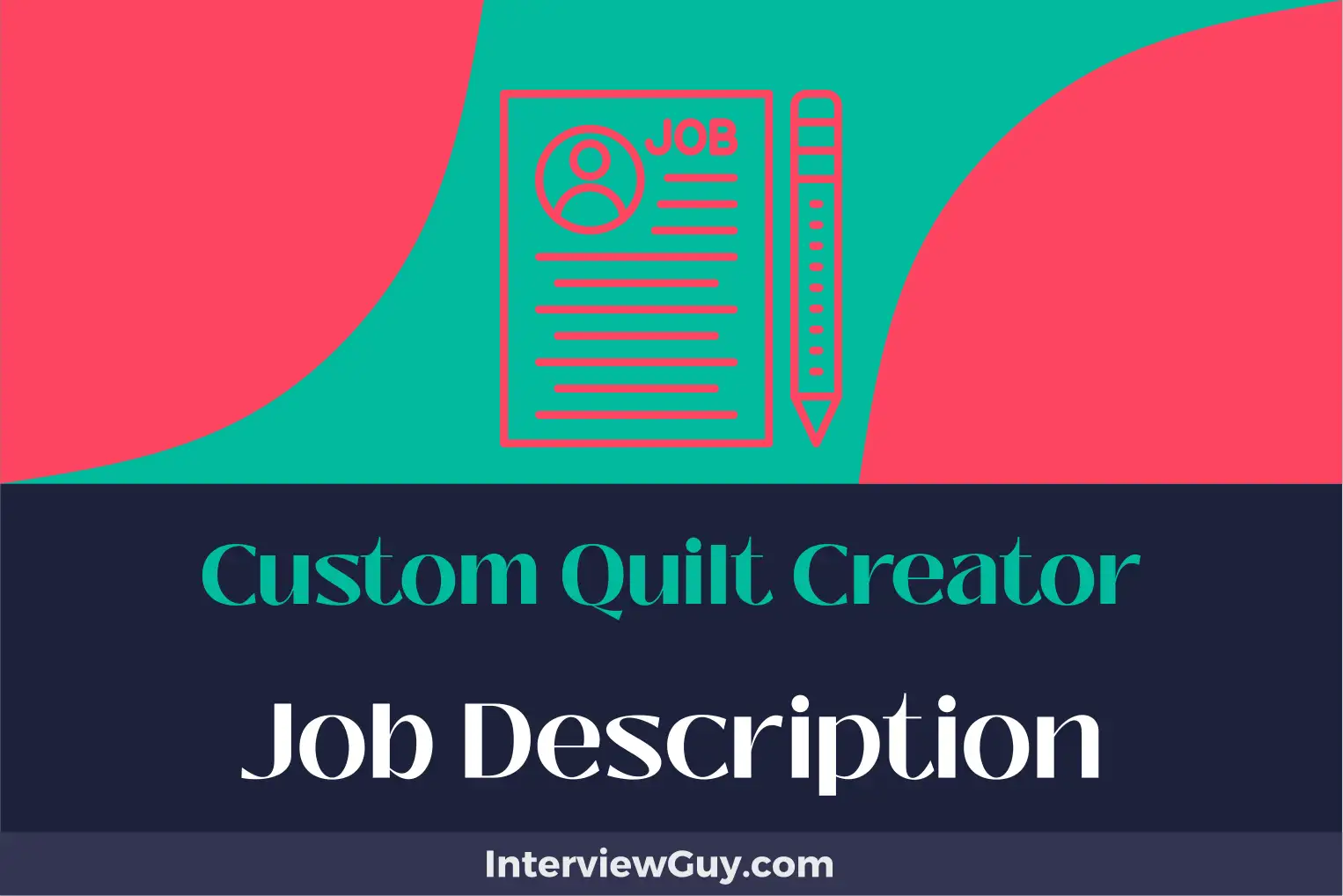 custom quilt creator job description