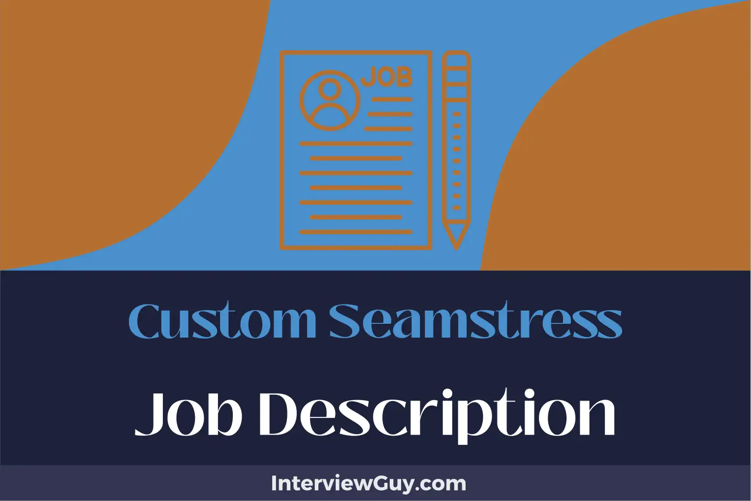 custom seamstress job description
