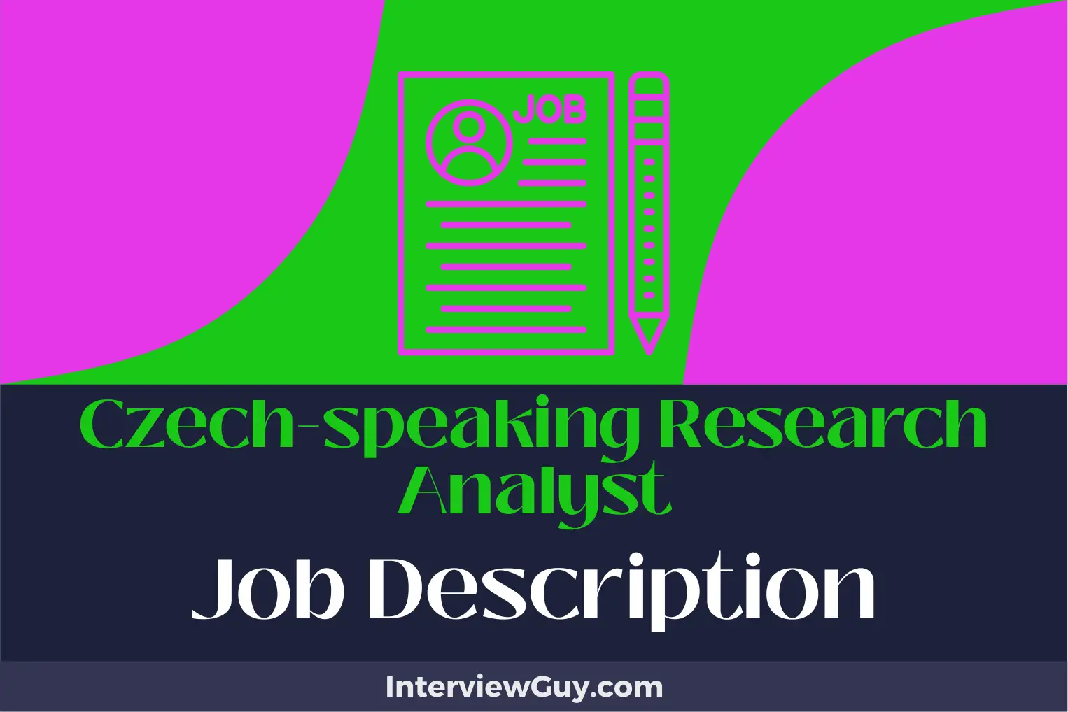 czech speaking research analyst job description