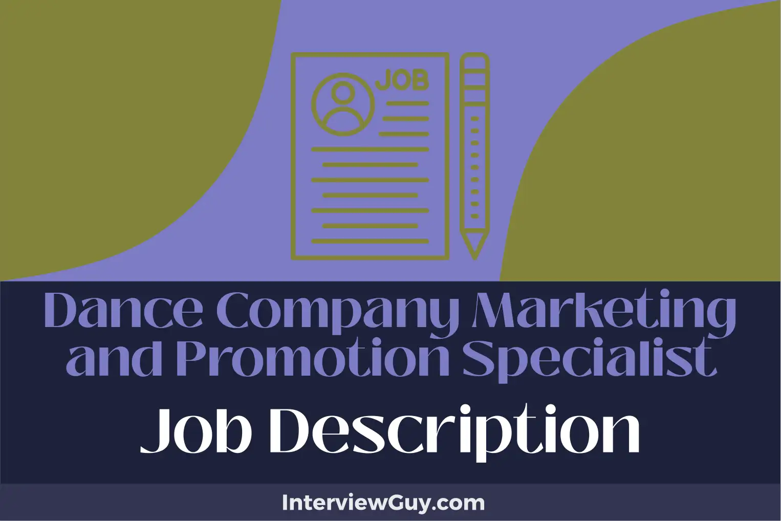 dance company marketing and promotion specialist job description