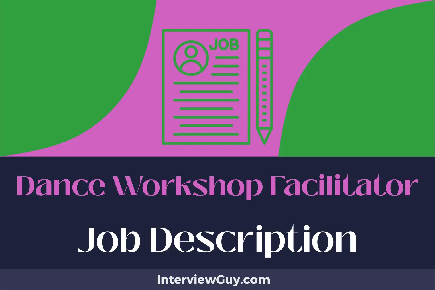 dance workshop facilitator job description