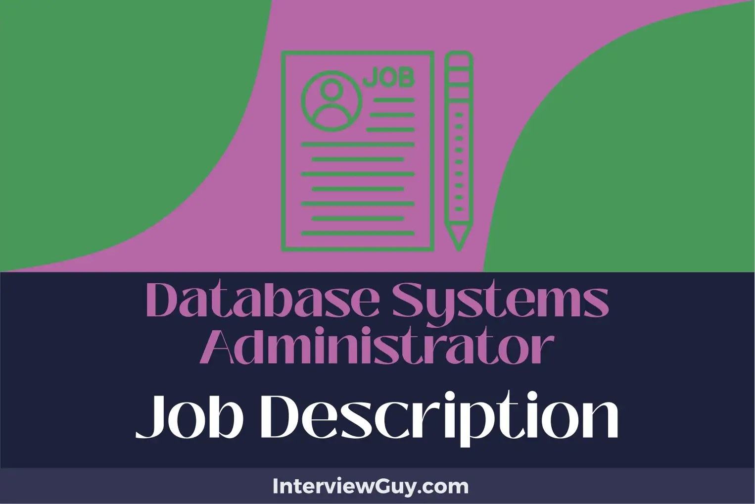 database systems administrator job description