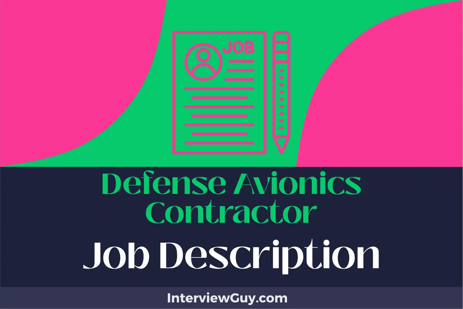defense avionics contractor job description