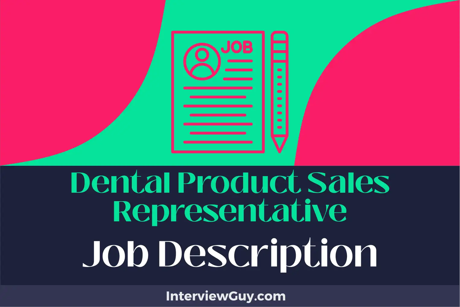 dental product sales representative job description