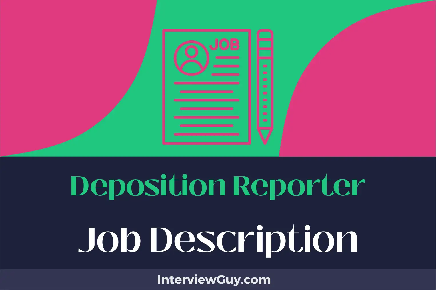 deposition reporter job description