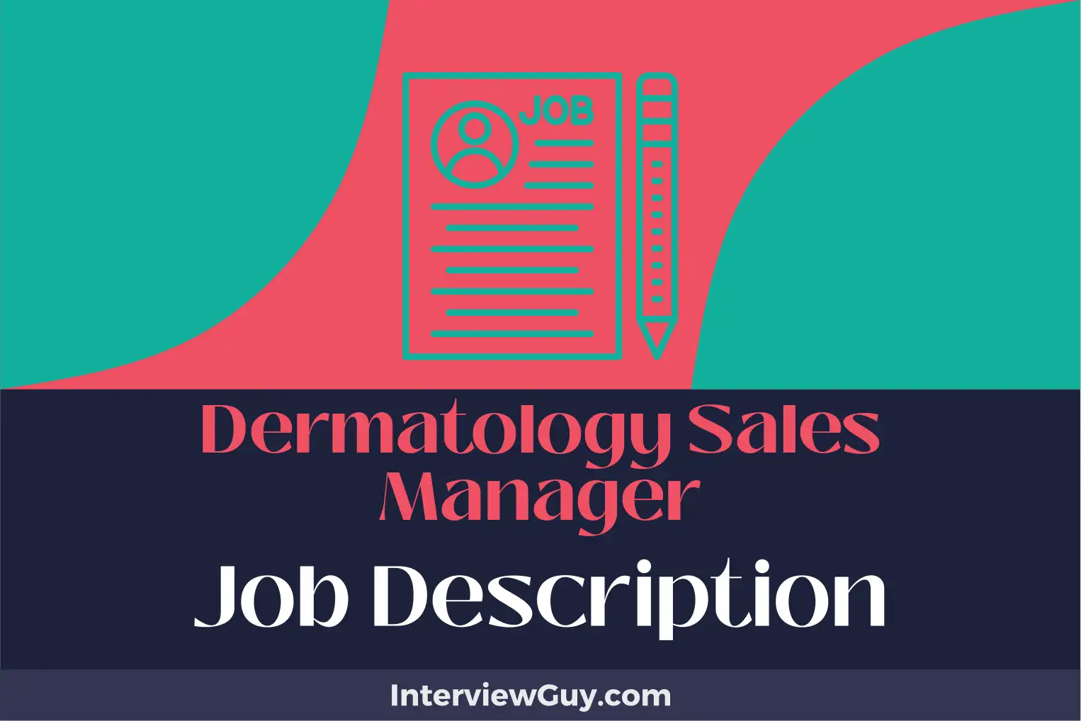 dermatology sales manager job description