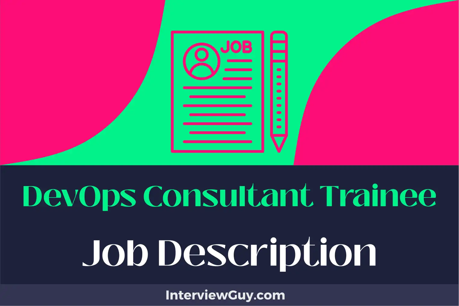 devops consultant trainee job description