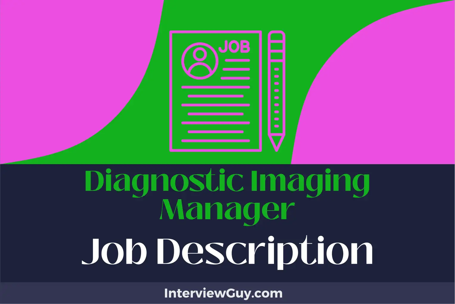 diagnostic imaging manager job description