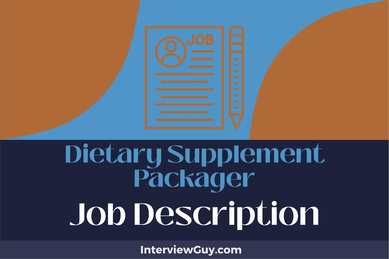 dietary supplement packager job description