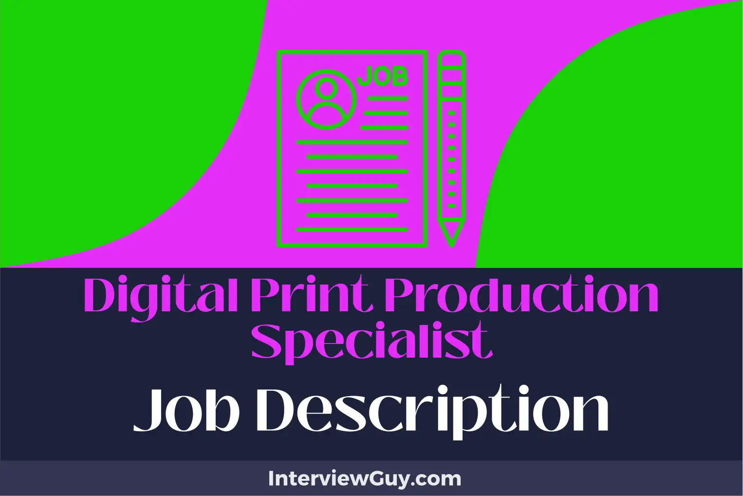 digital print production specialist job description
