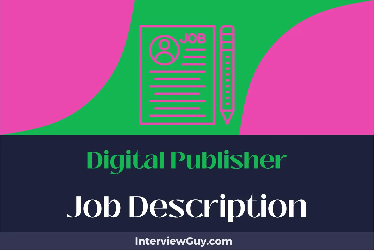 digital publisher job description
