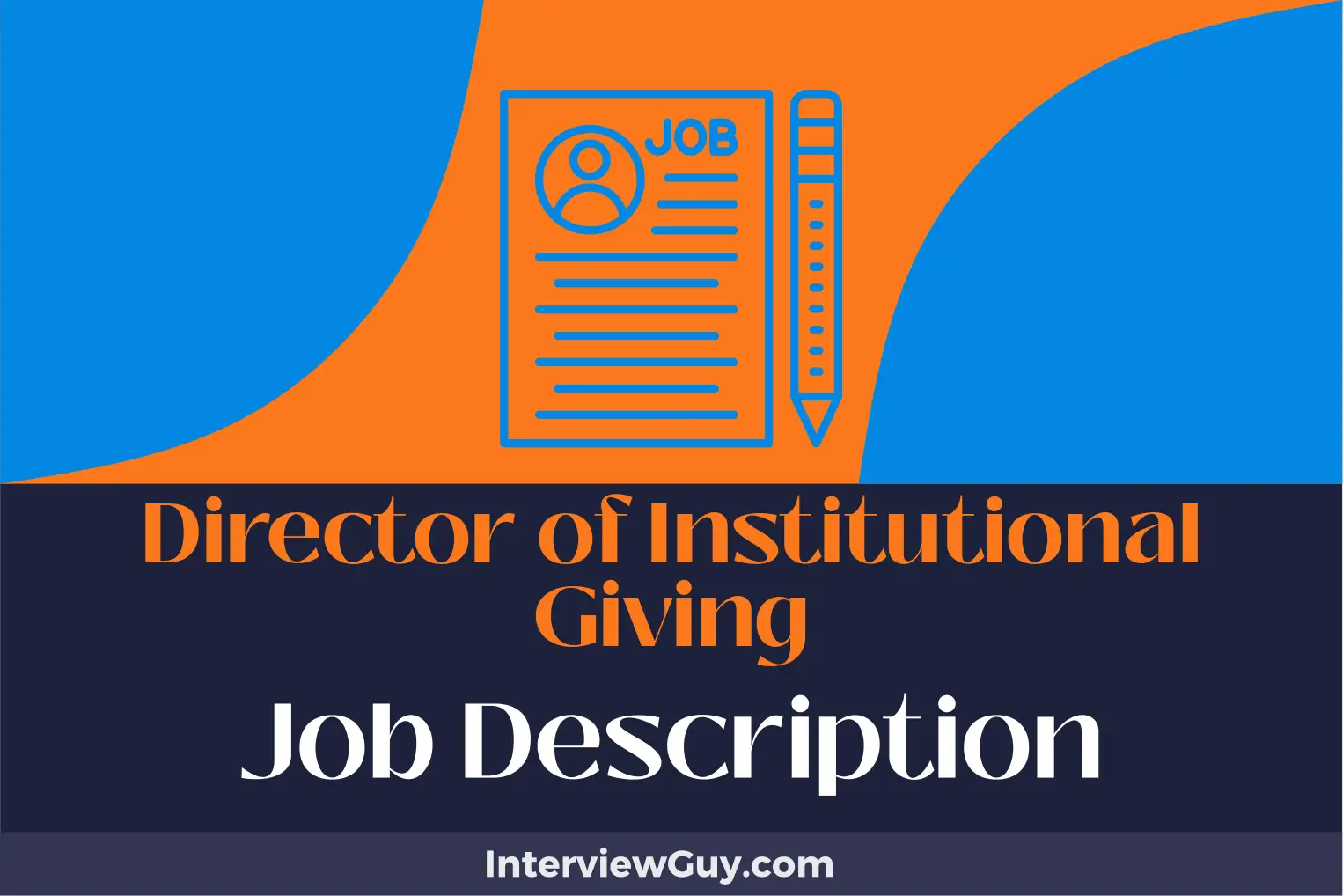 director of institutional giving job description