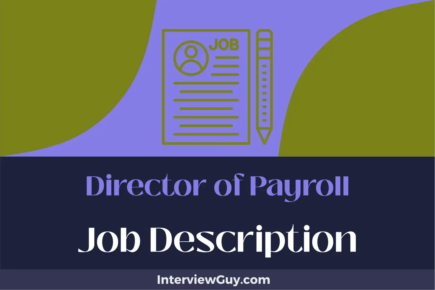 director of payroll job description