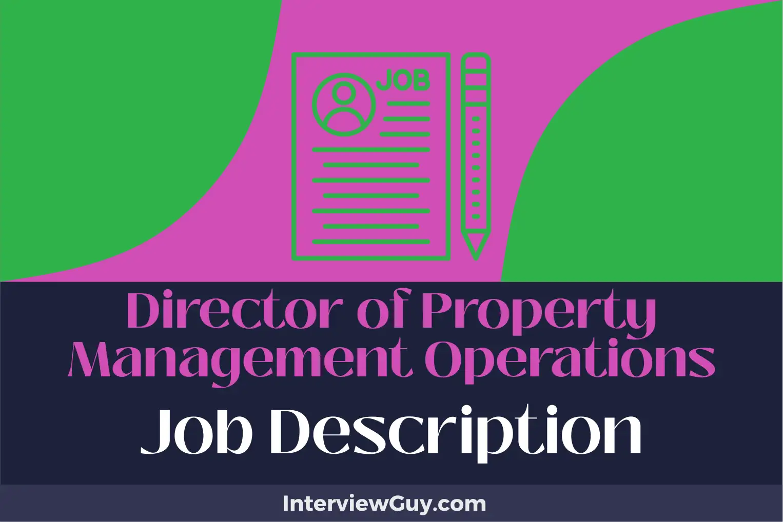 director of property management operations job description