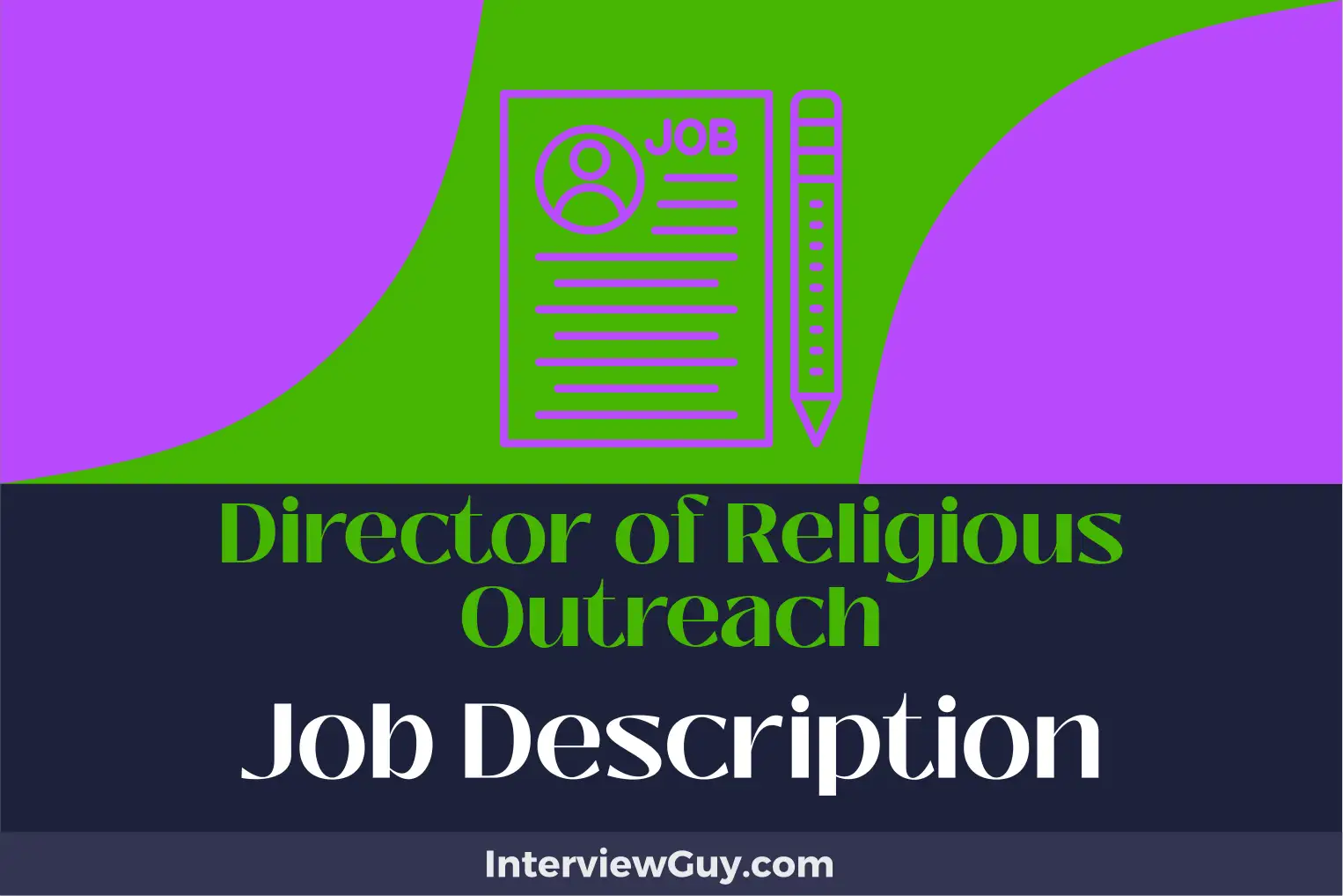 director of religious outreach job description