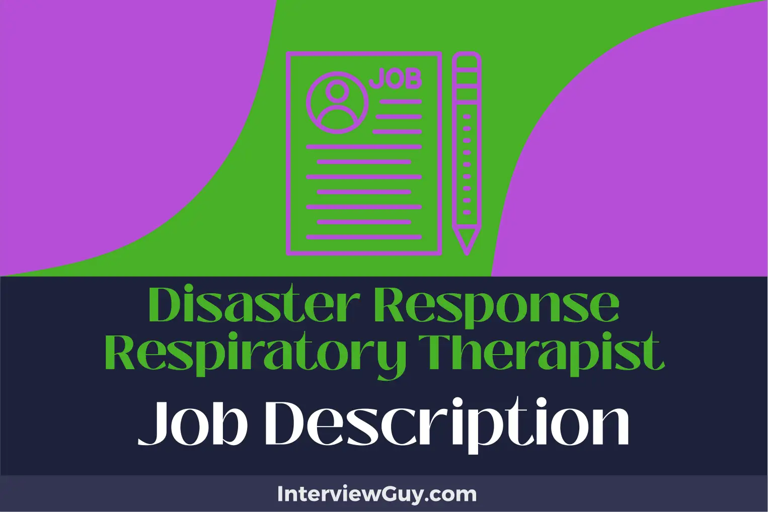 disaster response respiratory therapist job description