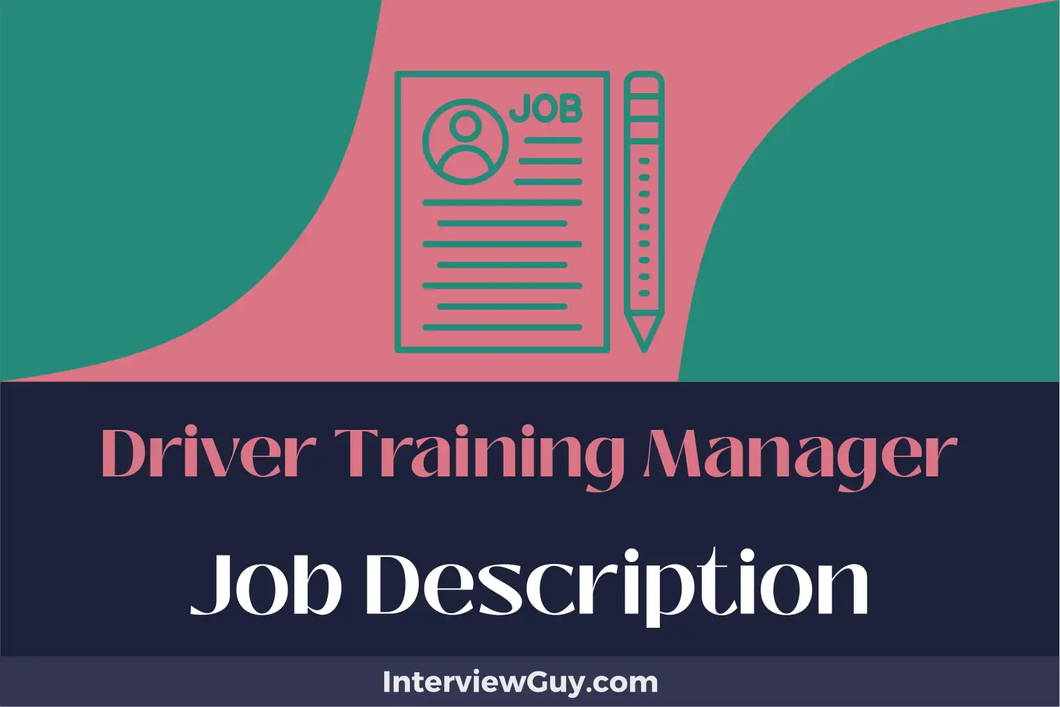 driver training manager job description