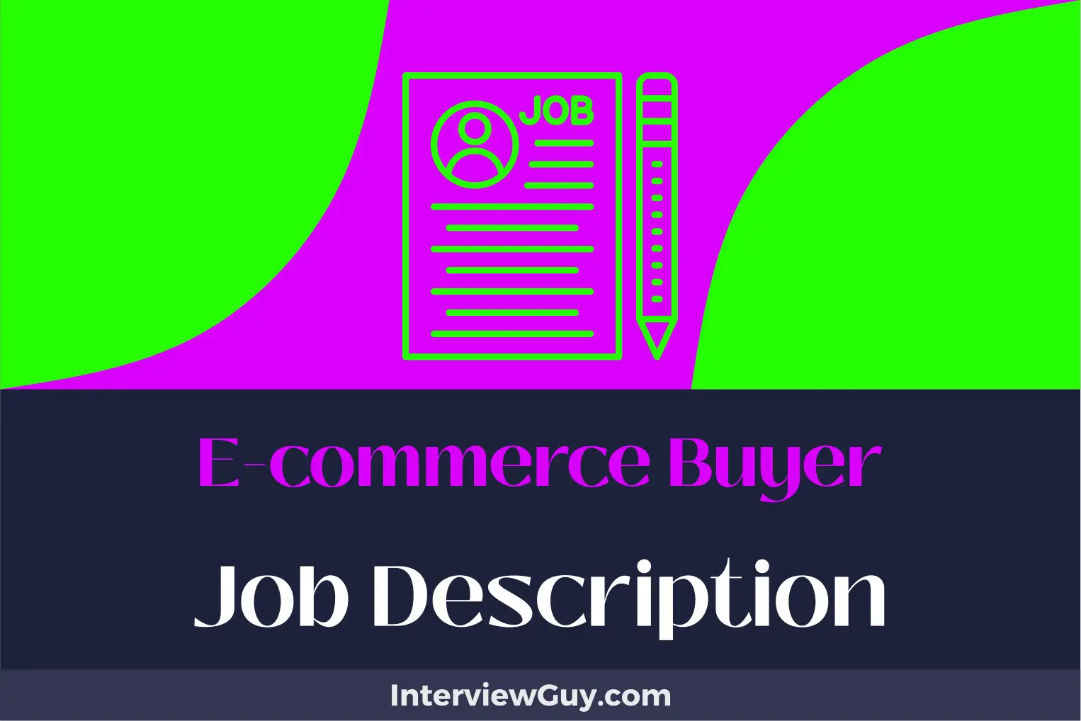 e commerce buyer job description