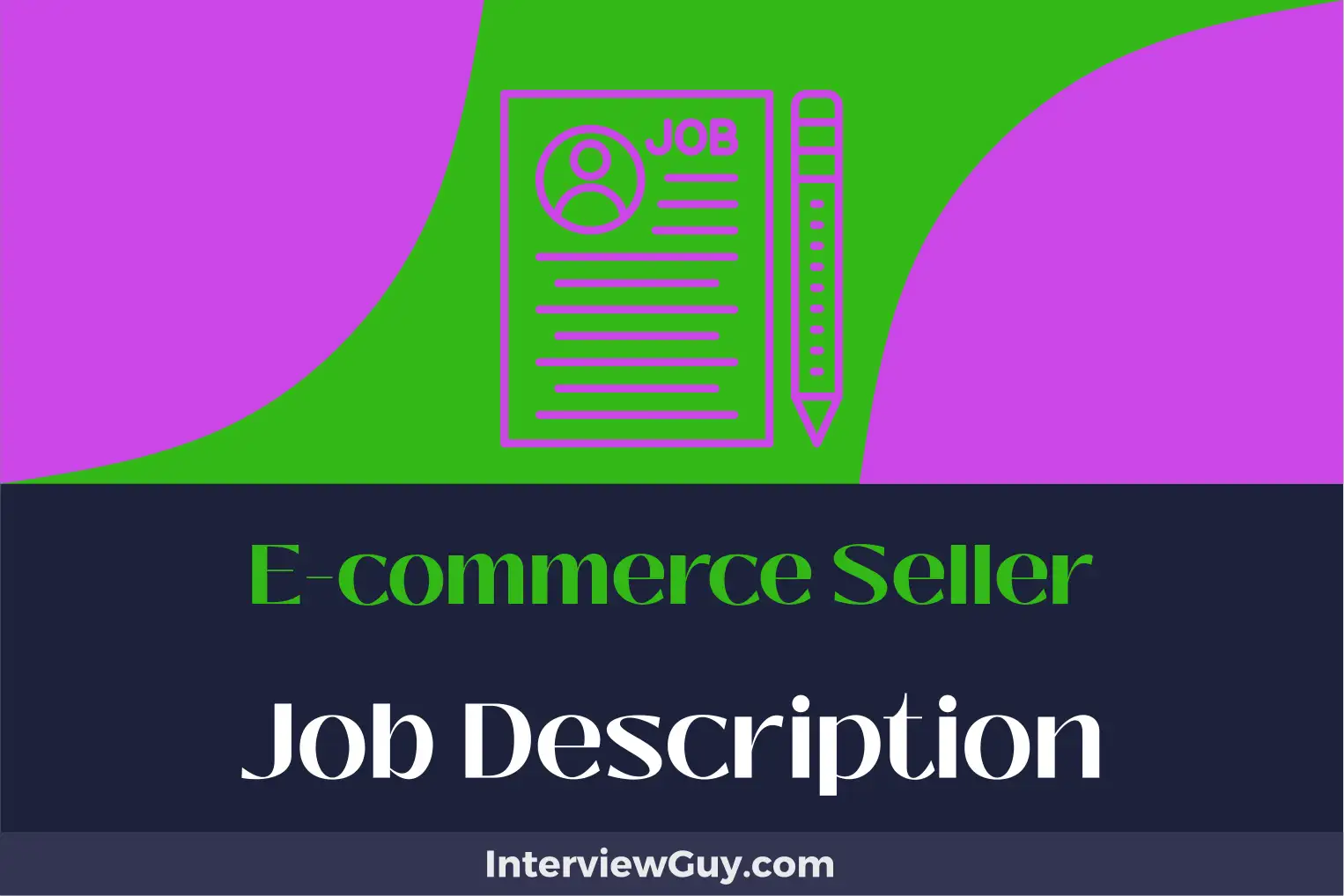e commerce seller job description