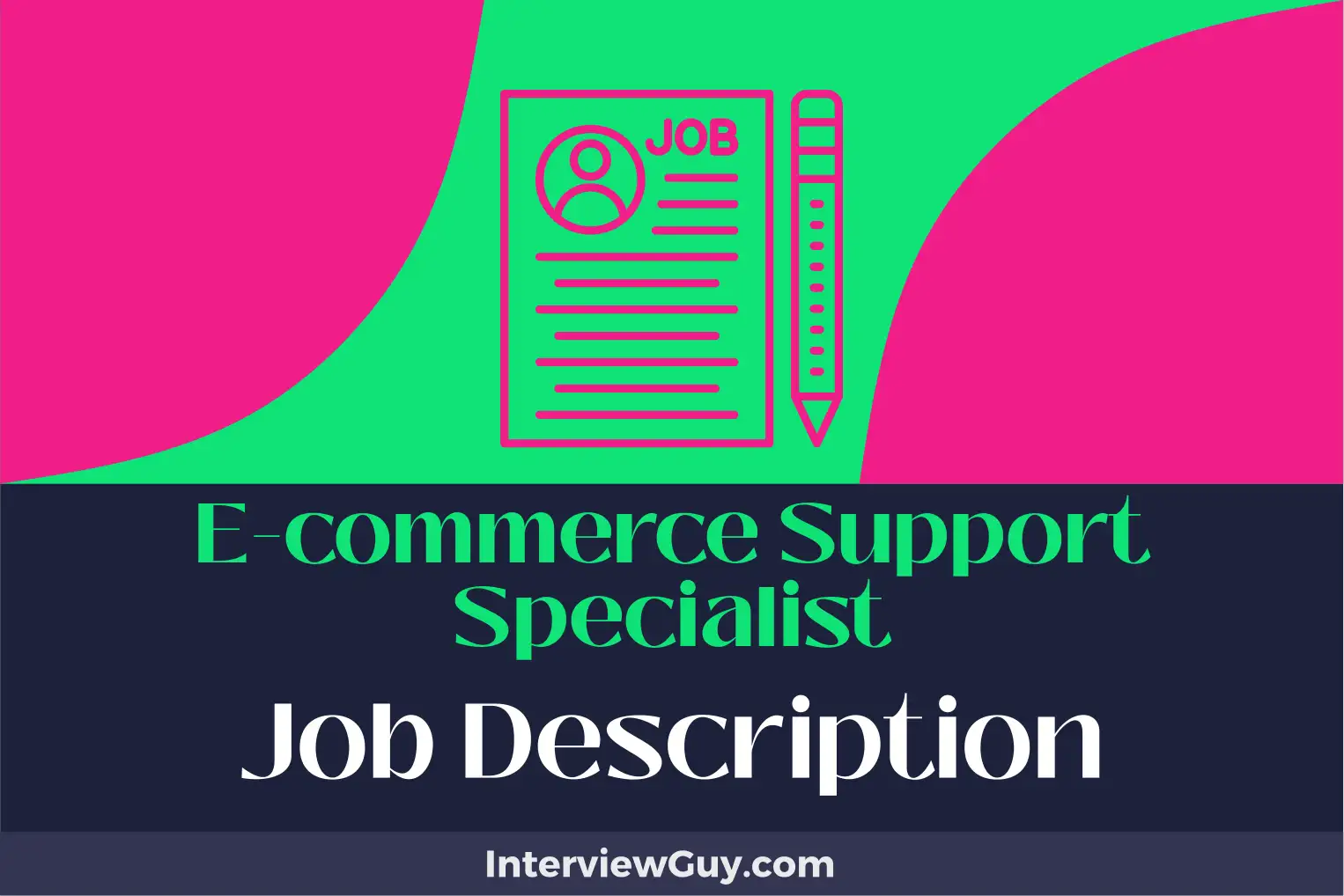 e commerce support specialist job description