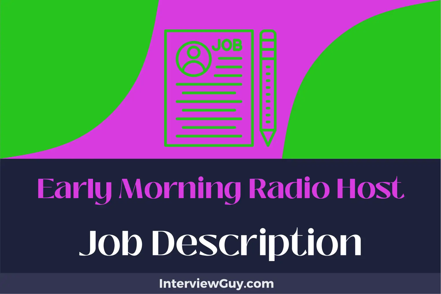 early morning radio host job description
