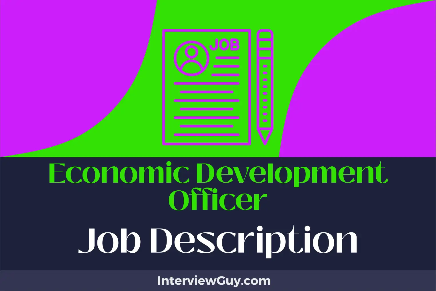 economic development officer job description