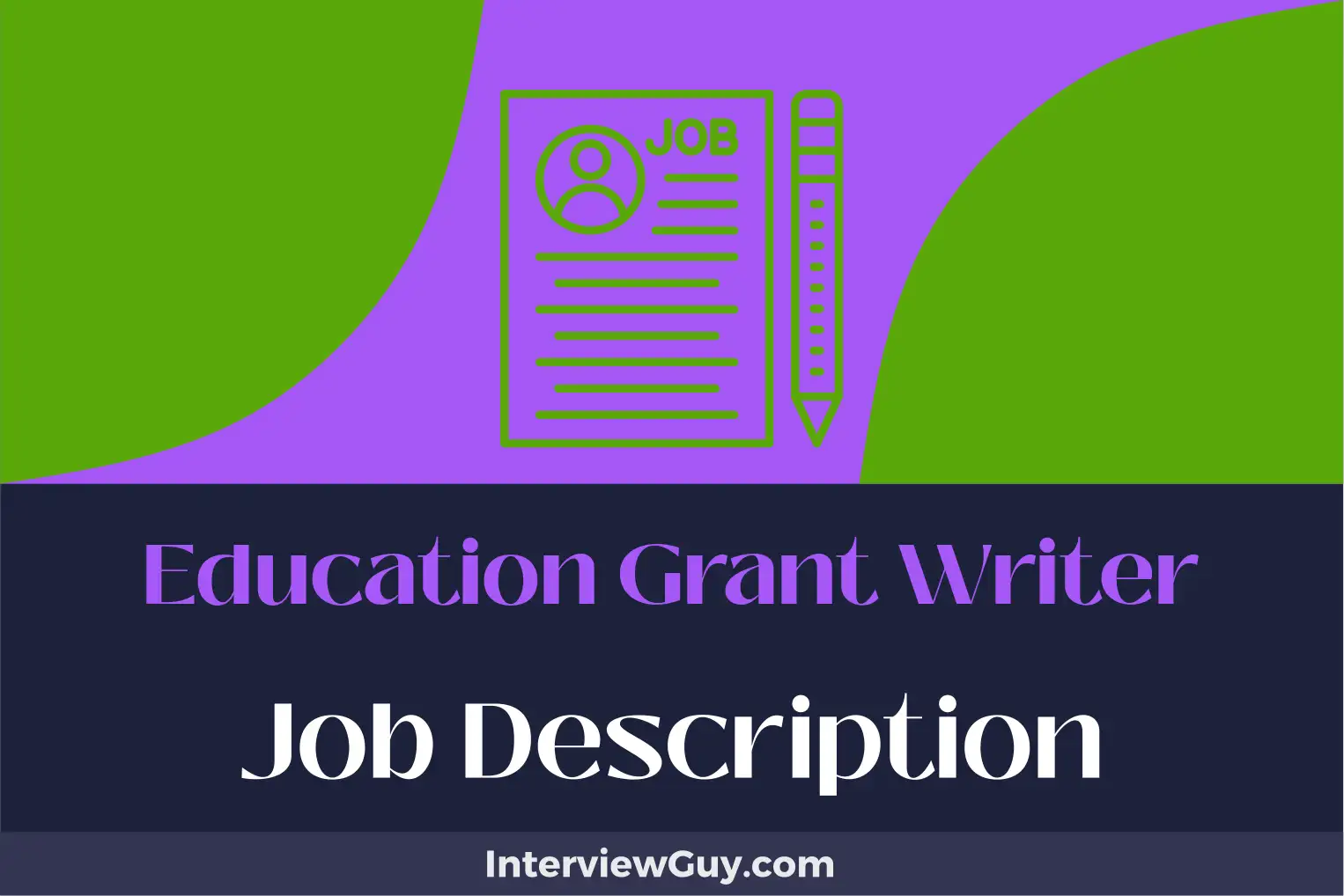 education grant writer job description