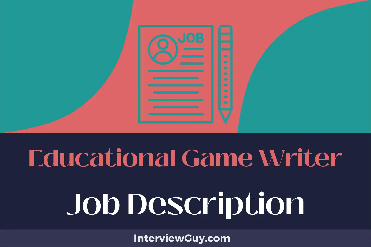 educational game writer job description