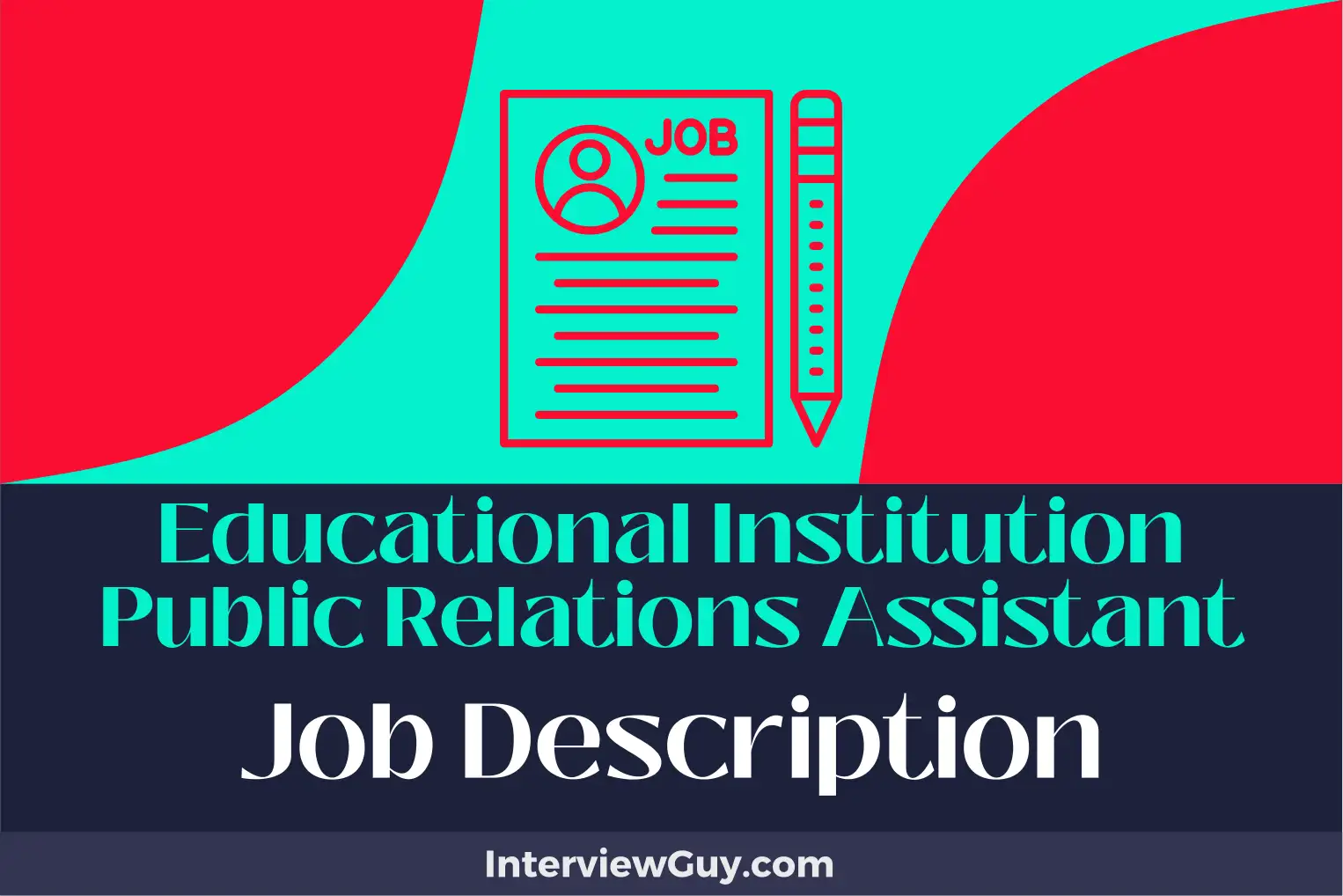 educational institution public relations assistant job description