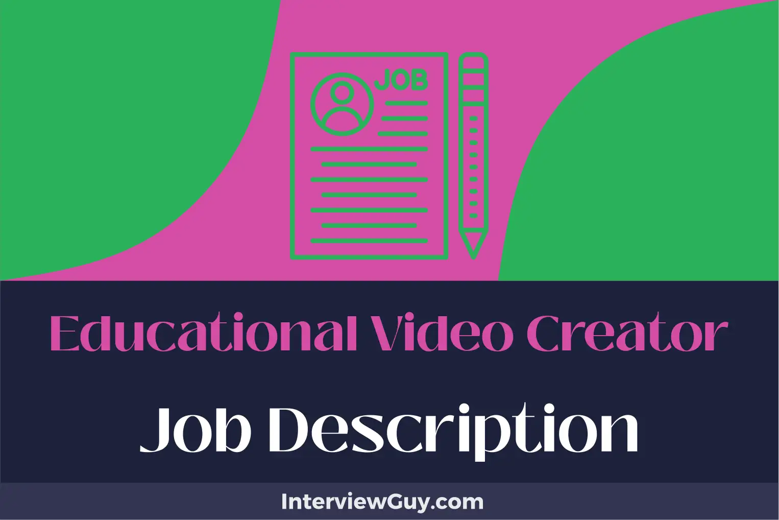 educational video creator job description
