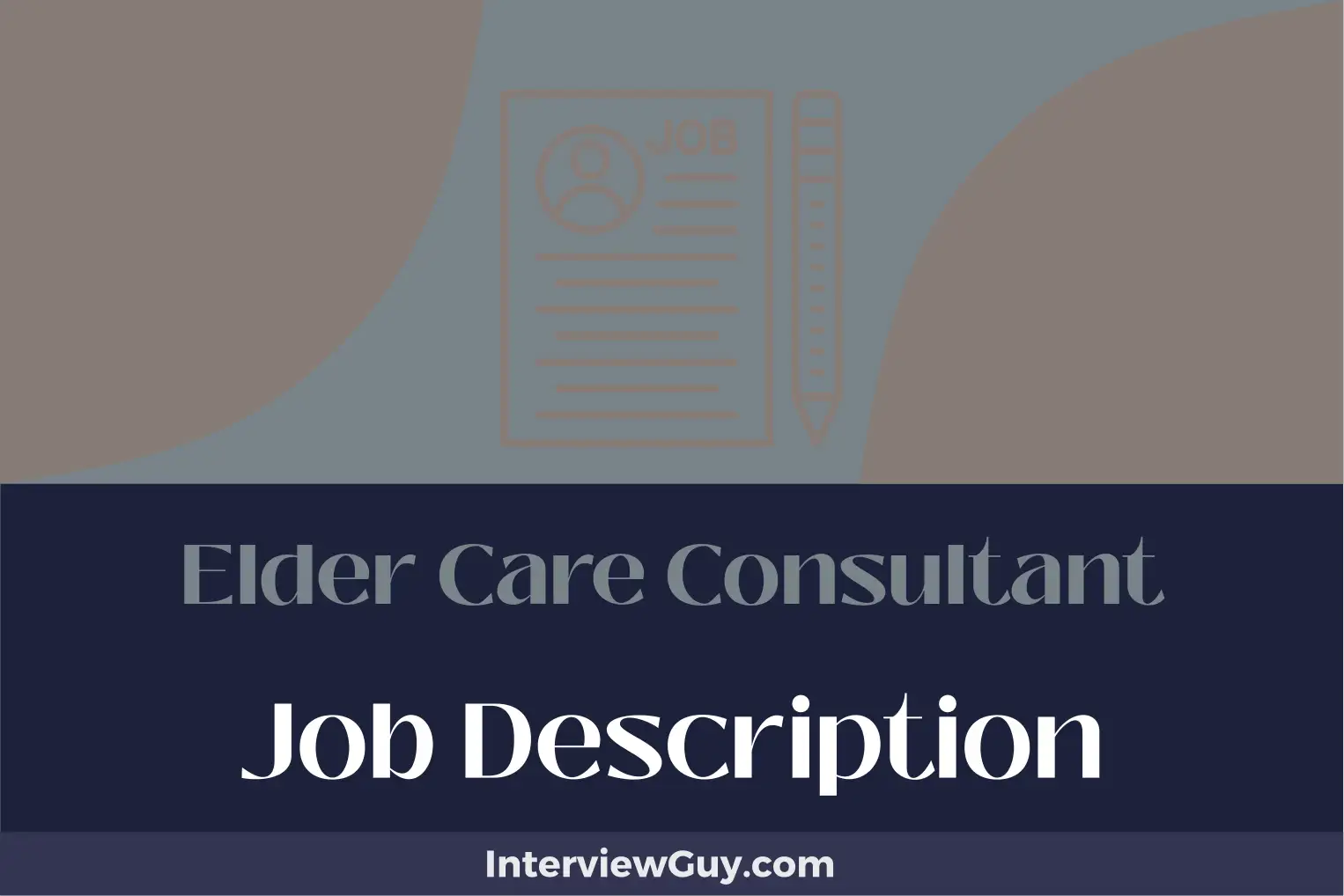 elder care consultant job description
