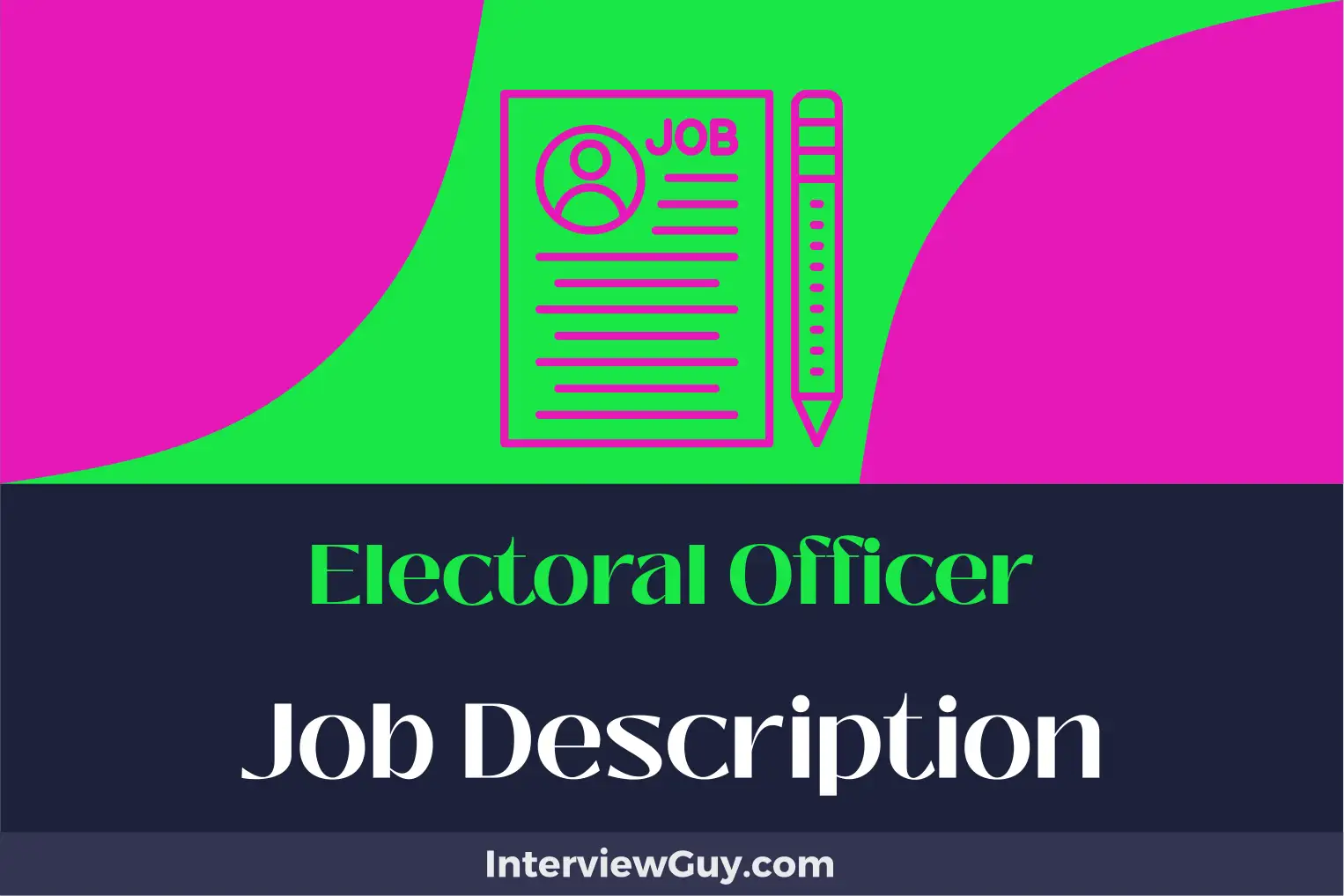 electoral officer job description