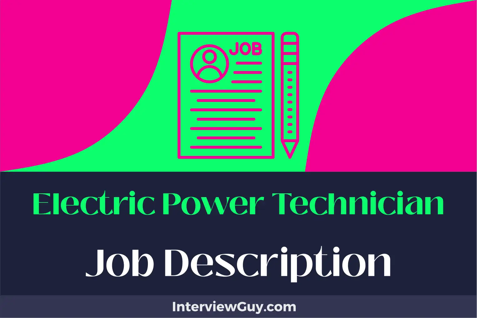 electric power technician job description