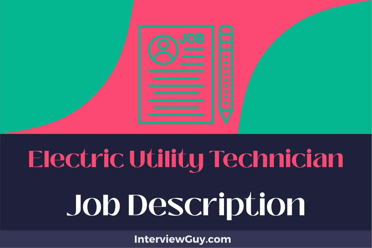 electric utility technician job description