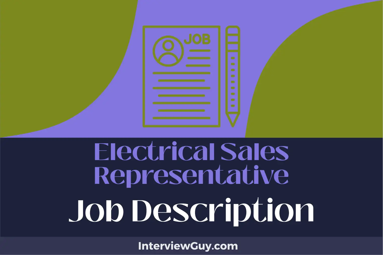 electrical sales representative job description