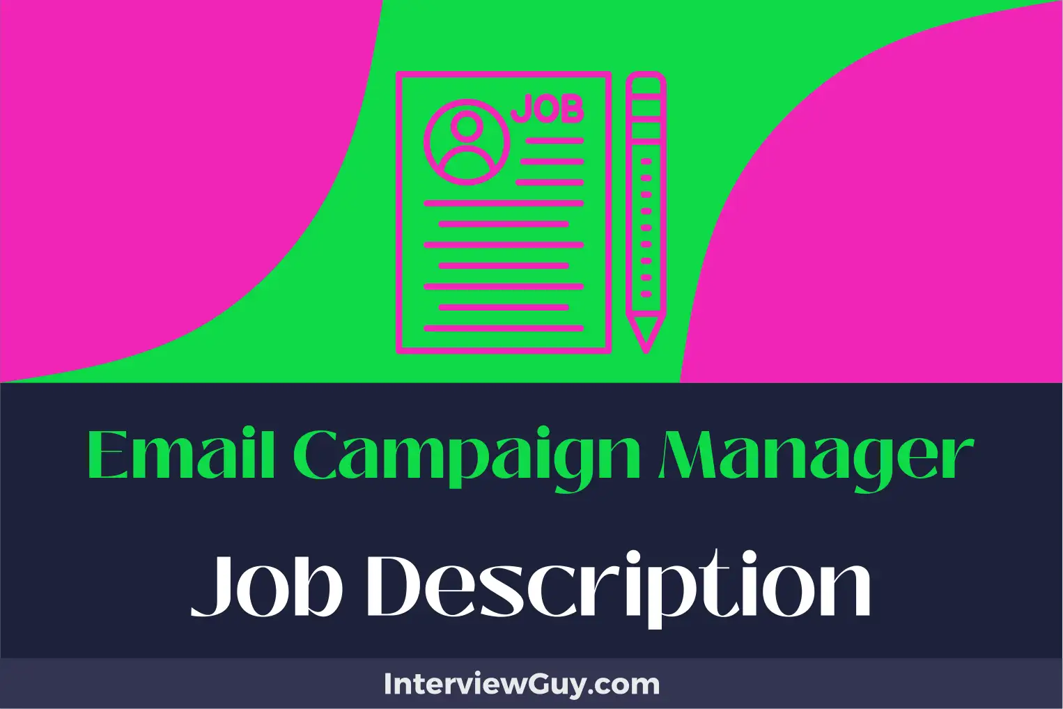 email campaign manager job description