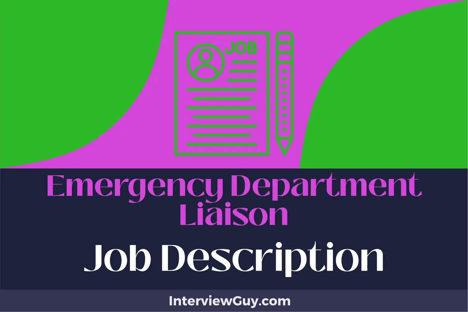 emergency department liaison job description