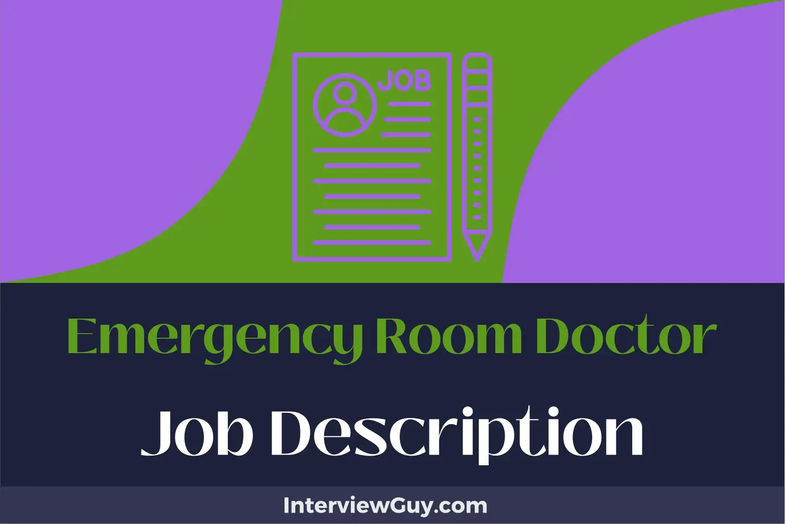 emergency room doctor job description
