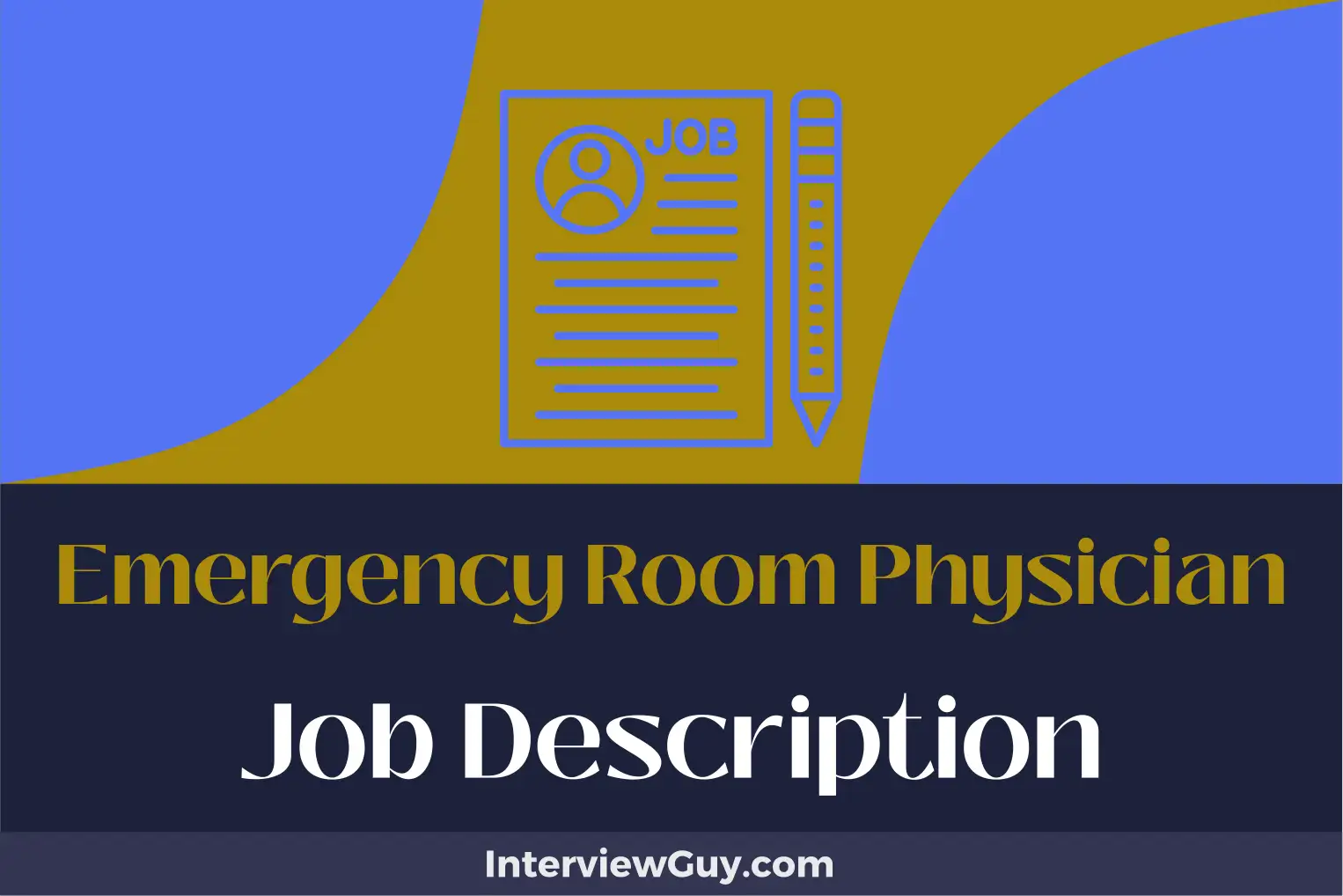 emergency room physician job description